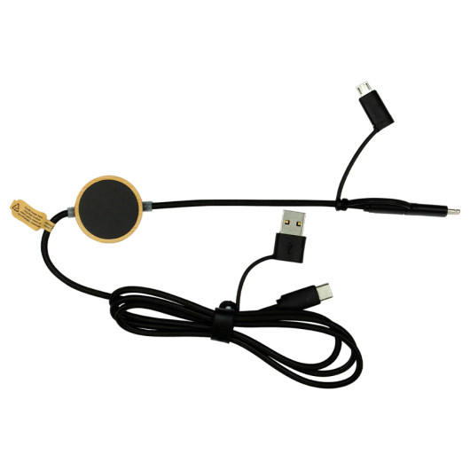 120cm Recycled 6 in 1 Cables Micro Adaptor Main